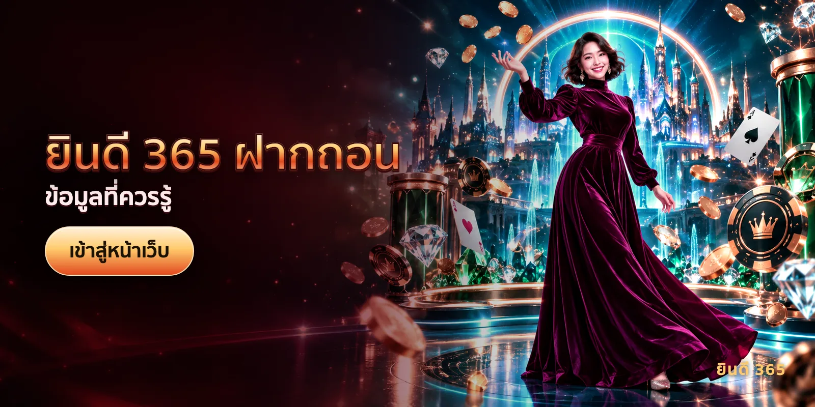 ภาพประกอบบทความ ยินดี 365 ฝากถอน — ข้อมูลที่ควรรู้